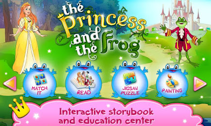 Princess & Frog book for kids poster 1