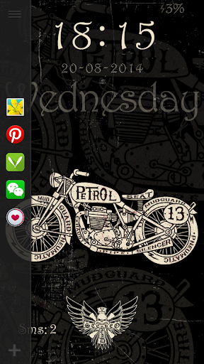 【免費個人化App】Tattoo Moto Live Locker Theme-APP點子