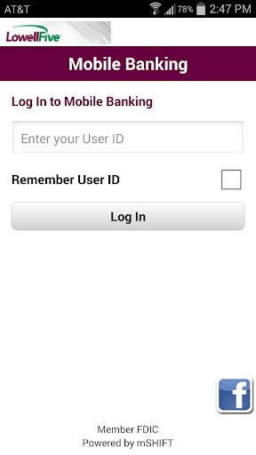 The Lowell Five Mobile Banking