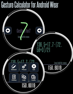 Lastest Gesture Calc for Android Wear APK for Android