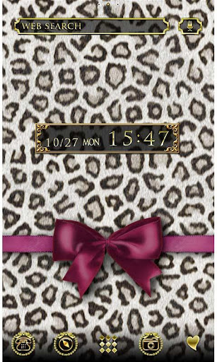 ★FREE THEMES★Leopard Ribbon