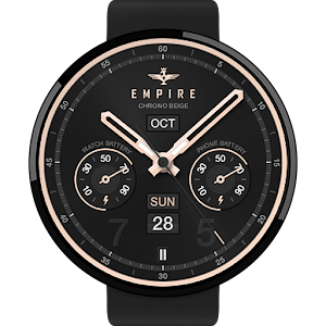 Chrono Beige watchface by Impe logo