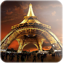 Paris scenery wallpaper logo