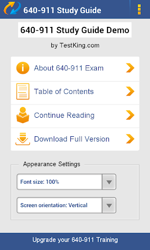 Cisco 640-911 Study Guide Demo