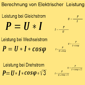 Elektrische Leistung Berechnen - Android Apps on Google Play