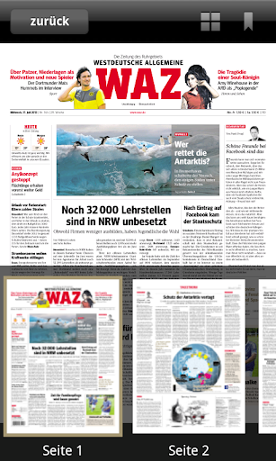 WAZ Zeitungskiosk E-Paper