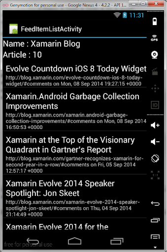 【免費教育App】XamarinBlogger-APP點子