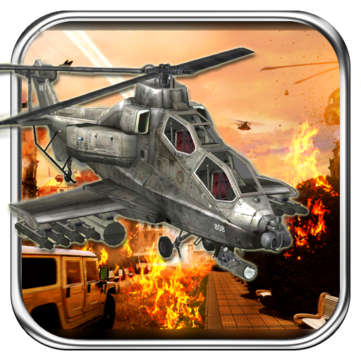 Gunship Helicopter city War 3D 動作 App LOGO-APP開箱王