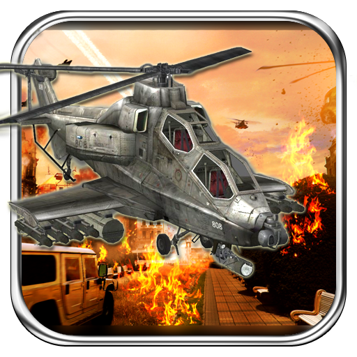 Gunship Helicopter city War 3D LOGO-APP點子