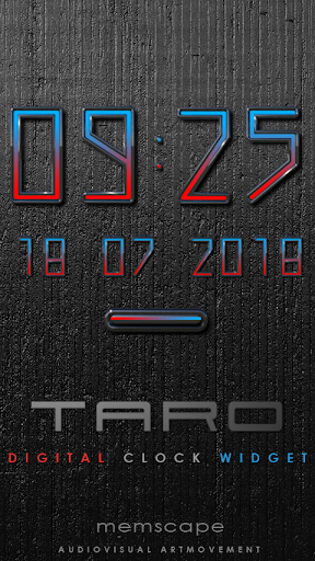 TARO Digital Clock Widget