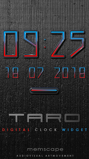 【免費個人化App】TARO Digital Clock Widget-APP點子