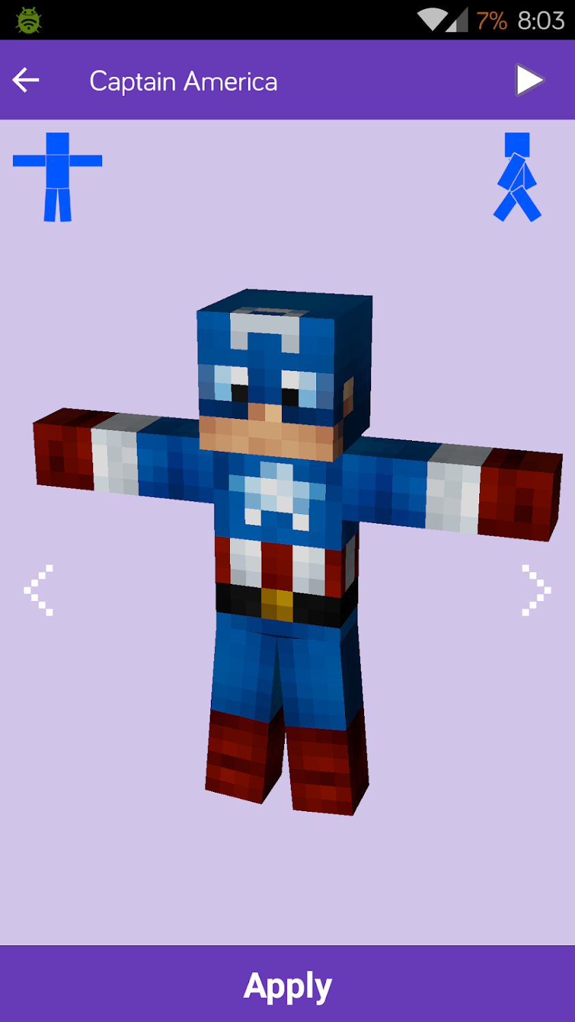Skins for Minecraft: MineSkins Screen 3