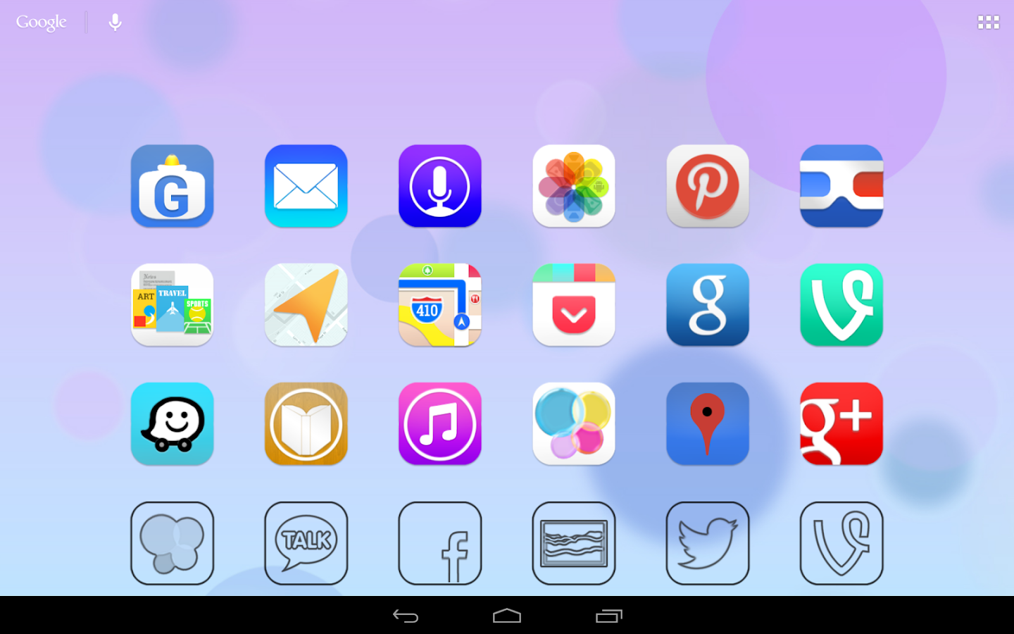 Ultimate iOS7 Launcher Theme - screenshot