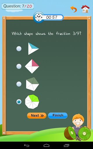 【免費教育App】Fraction - Math 1st grade-APP點子