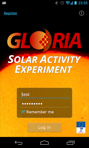 GLORIA Solar Activity