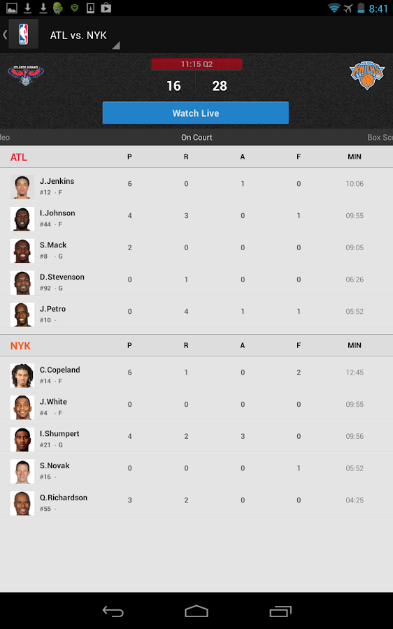 NBA GAME TIME Android Apps on Google Play