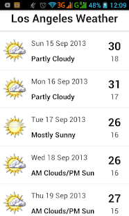 Los Angeles Weather Screenshots 0