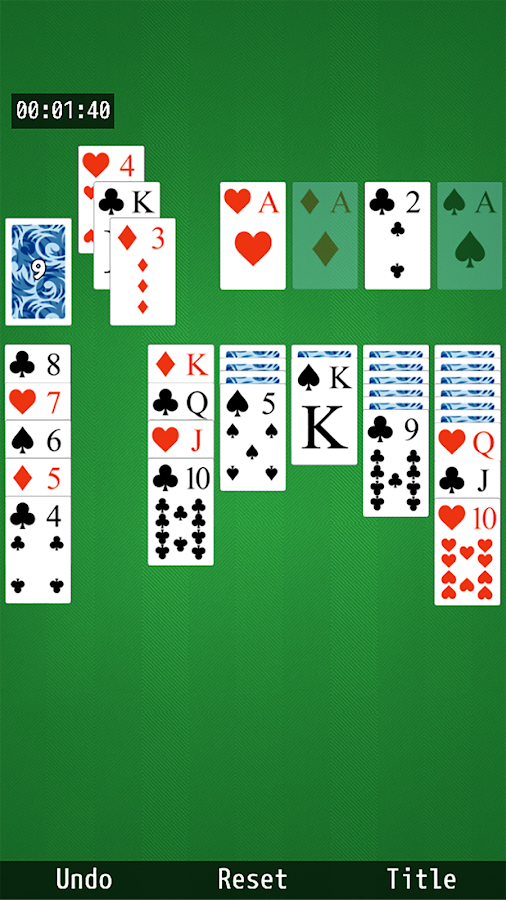 Luxury 66 Simple Solitaire Card Game