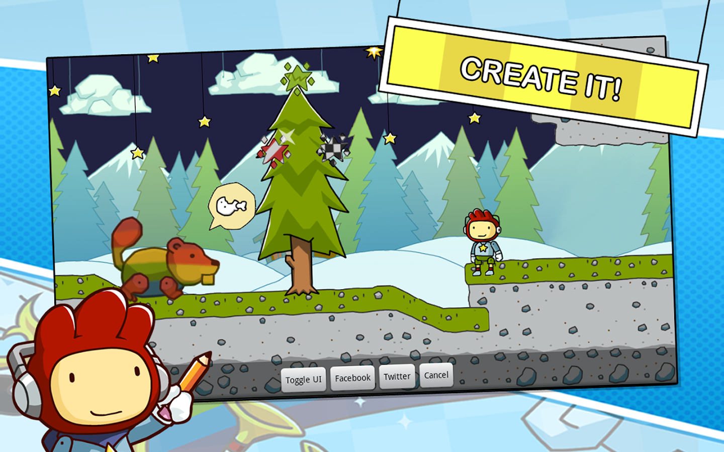   Scribblenauts Remix- tangkapan layar 