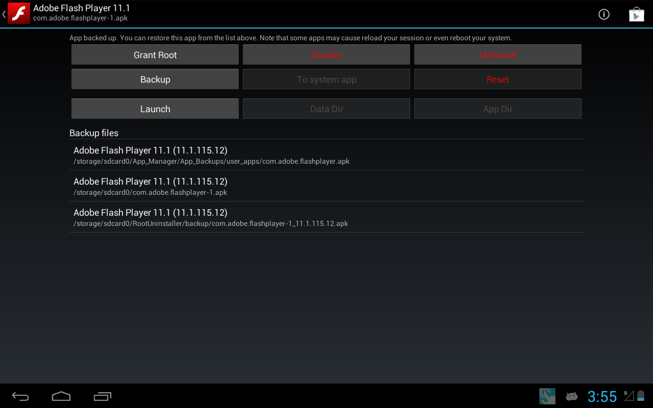 Root Uninstaller Pro - screenshot