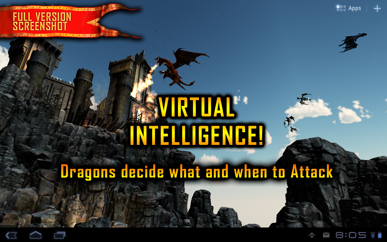  Android   Dragon Strike Live Wallpaper, incredibilmente bello!