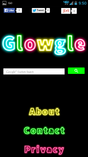 Glow Green Search