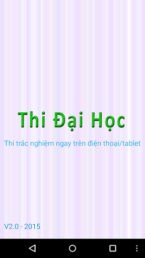 【免費教育App】Thi Dai Hoc | Thi Đại Học 2015-APP點子