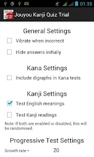   Jouyou Kanji Quiz Free Trial- screenshot thumbnail   