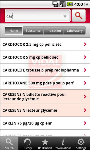 vidal monographie 2012