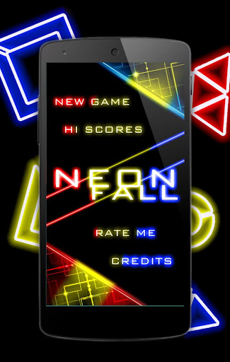 【免費娛樂App】Neonfall a Nice Style Game-APP點子