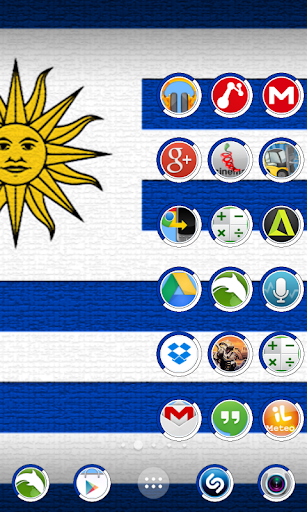 【免費個人化App】Uruguay Icon Pack-APP點子