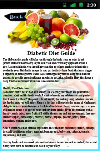 Diabetic Diet Guide