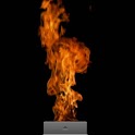 Flaming Launcher Wallpaper