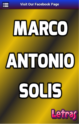 Letras Marco Antonio Solis