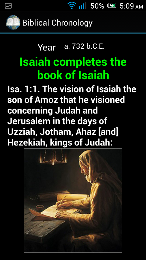 Biblical Chronology Screen 3