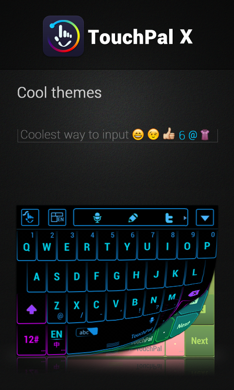 TouchPal X Keyboard - screenshot