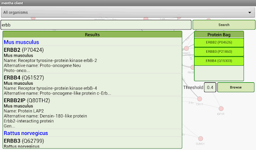   mentha the interactome browser- screenshot thumbnail   