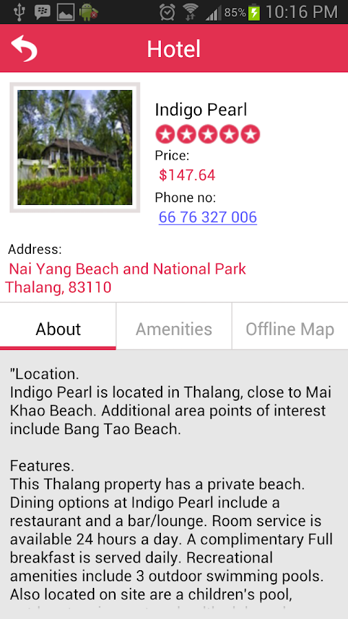 Phuket Offline Guide — приложение на Android