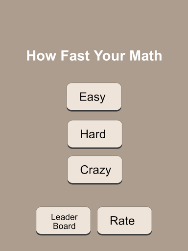 How Fast Your Math