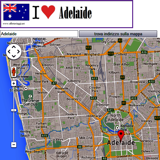 Adelaide map