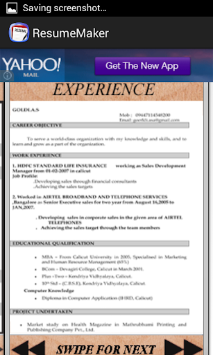 【免費教育App】AUTO RESUME GENERATOR-APP點子