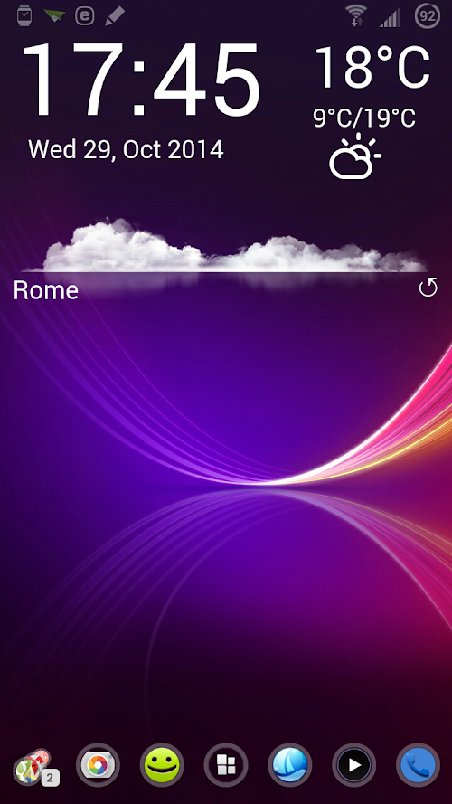 Android application LG G Flex Widget For Zooper screenshort