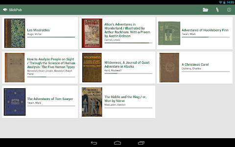 Screenshot SlickPub - The EPUB Reader v1.2