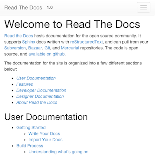 readthedoc Screenshots 1