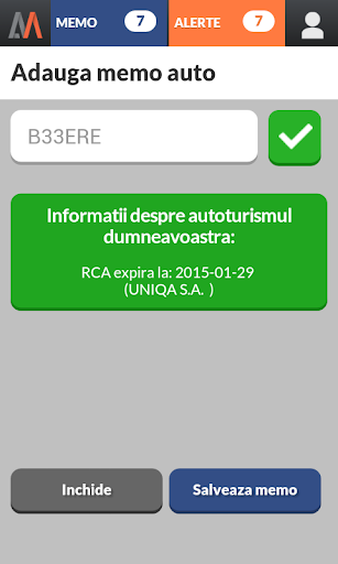 Verifica RCA >> AutoMemo