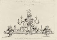 Ontwerp voor een tafelstuk met twee satyrs