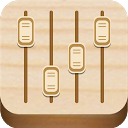 Music Equalizer N Lite (Wood) mobile app icon