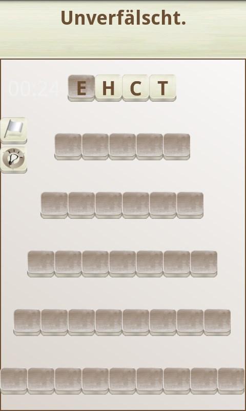 Android application Wortspiele Deutsch screenshort