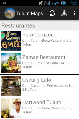 Tulum Maps Screen 2