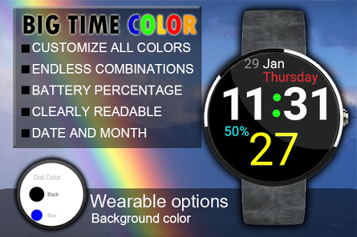 BIG TIME 12H COLOR WATCH
